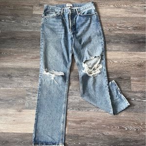 AGOLDE - High Rise Straight Leg Jean